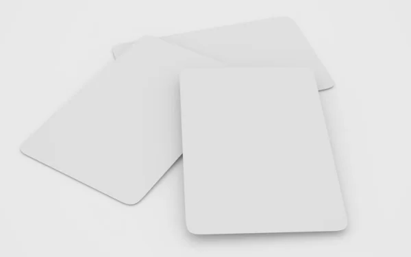 Cartas de jogar baralho completo fundo branco mockup