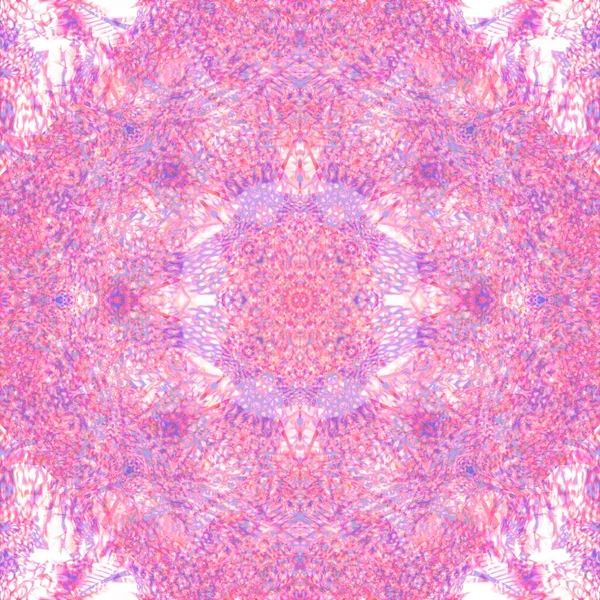Knyt-färgat sömlöst rosa mönster. Bläckpsykedelisk textur. — Stockfoto