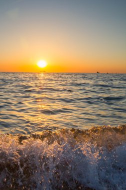 Karadeniz 'de güzel bir gün batımı