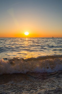 Karadeniz 'de güzel bir gün batımı