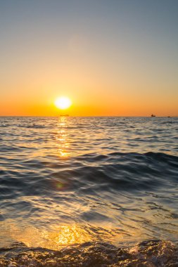 Karadeniz 'de güzel bir gün batımı