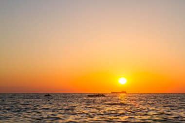 Karadeniz 'de güzel bir gün batımı