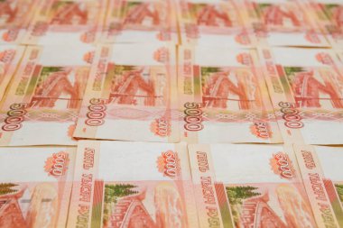 Rus banknotlar beş bin ruble