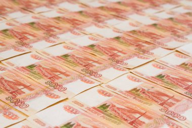 Rus banknotlar beş bin ruble