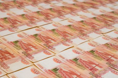 Rus banknotlar beş bin ruble