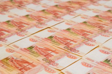 Rus banknotlar beş bin ruble