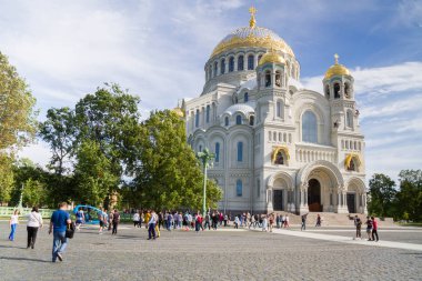 Kronstadt deniz St. Nicholas Katedrali.