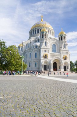 Kronstadt deniz St. Nicholas Katedrali.