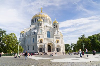 Kronstadt deniz St. Nicholas Katedrali.