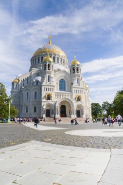 Kronstadt deniz St. Nicholas Katedrali.