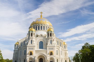 Kronstadt deniz St. Nicholas Katedrali.