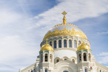 Kronstadt deniz St. Nicholas Katedrali.