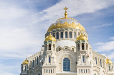 Kronstadt deniz St. Nicholas Katedrali.