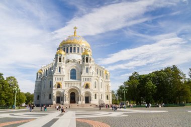 Kronstadt deniz St. Nicholas Katedrali.