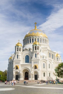 Kronstadt deniz St. Nicholas Katedrali.