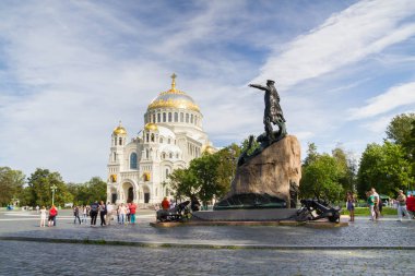 Kronstadt deniz St. Nicholas Katedrali.
