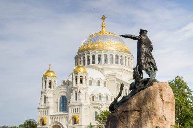 Kronstadt deniz St. Nicholas Katedrali.