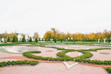 Güzel sonbahar Lomonosov parkta alt