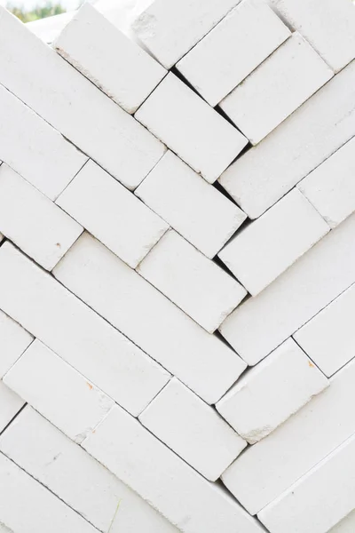 The gray brick building material for sale in shop — Stock Photo, Image
