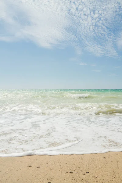 Deniz kıyısında yaz güneşli bir gün