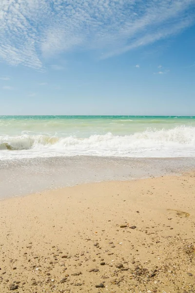 Deniz kıyısında yaz güneşli bir gün