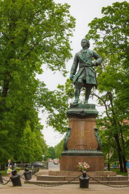 Anıt Park City Kronshtadt büyük Peter