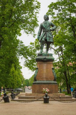 Anıt Park City Kronshtadt büyük Peter