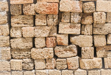 Coquina inşaat için doğal malzeme