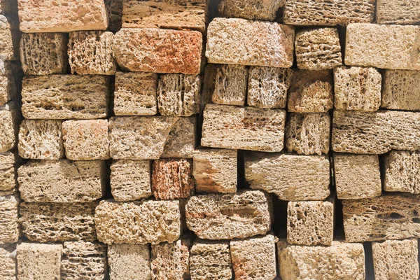 Material natural para la construcción de la coquina — Foto de Stock