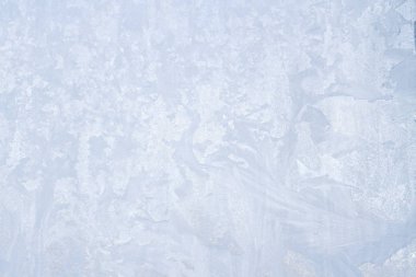 Kış soğuk desenleri donmuş buz penceresinde