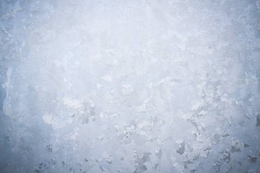 Kış soğuk desenleri donmuş buz penceresinde