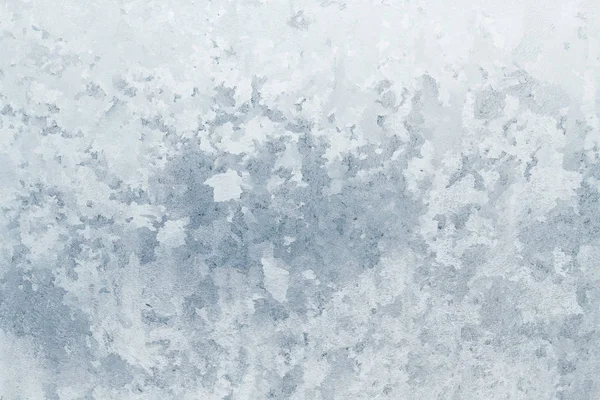 Kış soğuk desenleri donmuş buz penceresinde