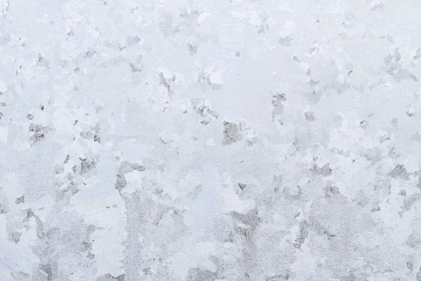 Patrones helados de invierno en la ventana de hielo congelado — Foto de Stock