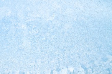 Kış soğuk desenleri donmuş buz penceresinde