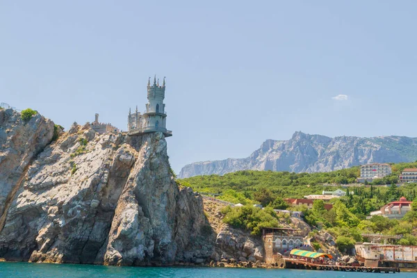 Cidade Yalta Crimeia Julho 2019 Famoso Lugar Castelo Crimeia Engolir — Fotografia de Stock