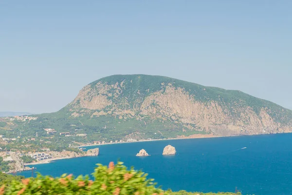 Cidade Yalta Crimeia Julho 2019 Vista Yalta Entrada Cidade Verão — Fotografia de Stock