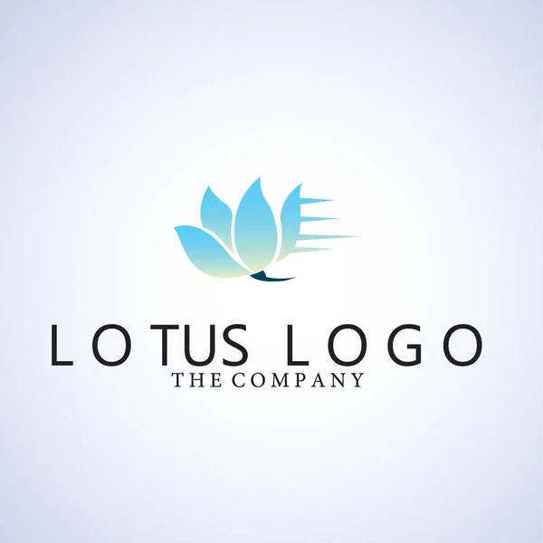 Lotus logo on background — Stock Vector