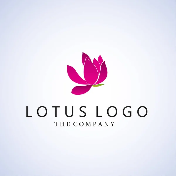 Lotus logo on background — Stock Vector