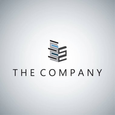 Arkaplanda logo fikirleri tasarım vektör çizimi