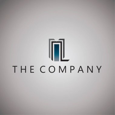 Arkaplanda logo fikirleri tasarım vektör çizimi