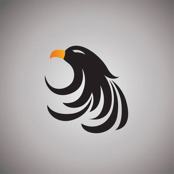Hawk logo  ideas design vector illustration on background — Stock Vector