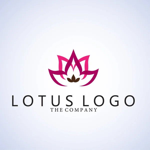 Lotus ideas design vector illustration on background — Stock Vector