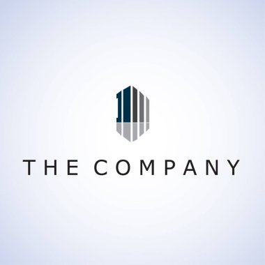 Arkaplanda logo fikirleri tasarım vektör çizimi