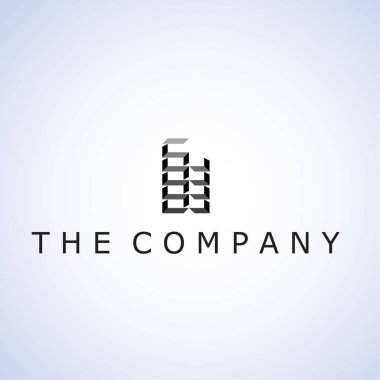 Arkaplanda logo fikirleri tasarım vektör çizimi