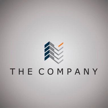 Arkaplanda logo fikirleri tasarım vektör çizimi