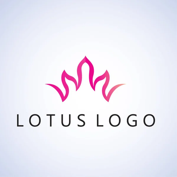 Lotus  ideas design vector illustration on background — Stock Vector