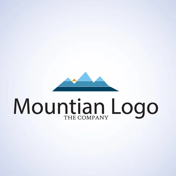 Idées de montagne conception illustration vectorielle sur fond — Image vectorielle