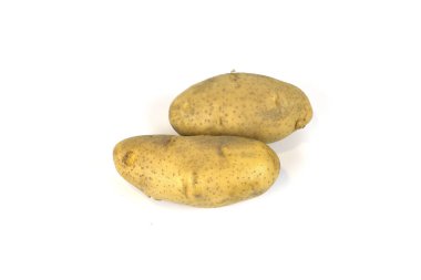 Beyaz arka plan üzerinde izole patates