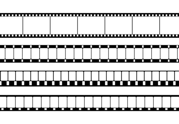 Set Film Strip — Vetor de Stock