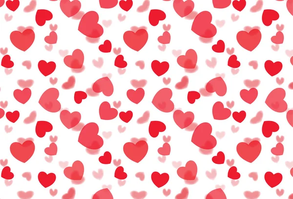 Šťastný Valentýn Srdce Pozadí Vektorová Ilustrace — Stockový vektor